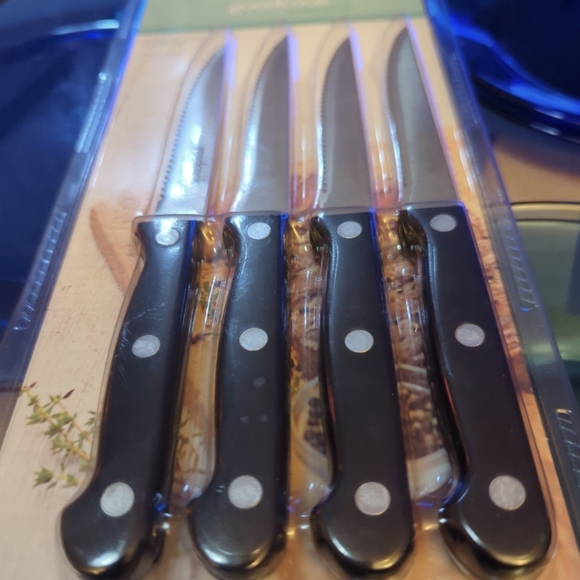 Brand new Goodcook essentials 4 piece steak knife Set - Picture 1 of 11